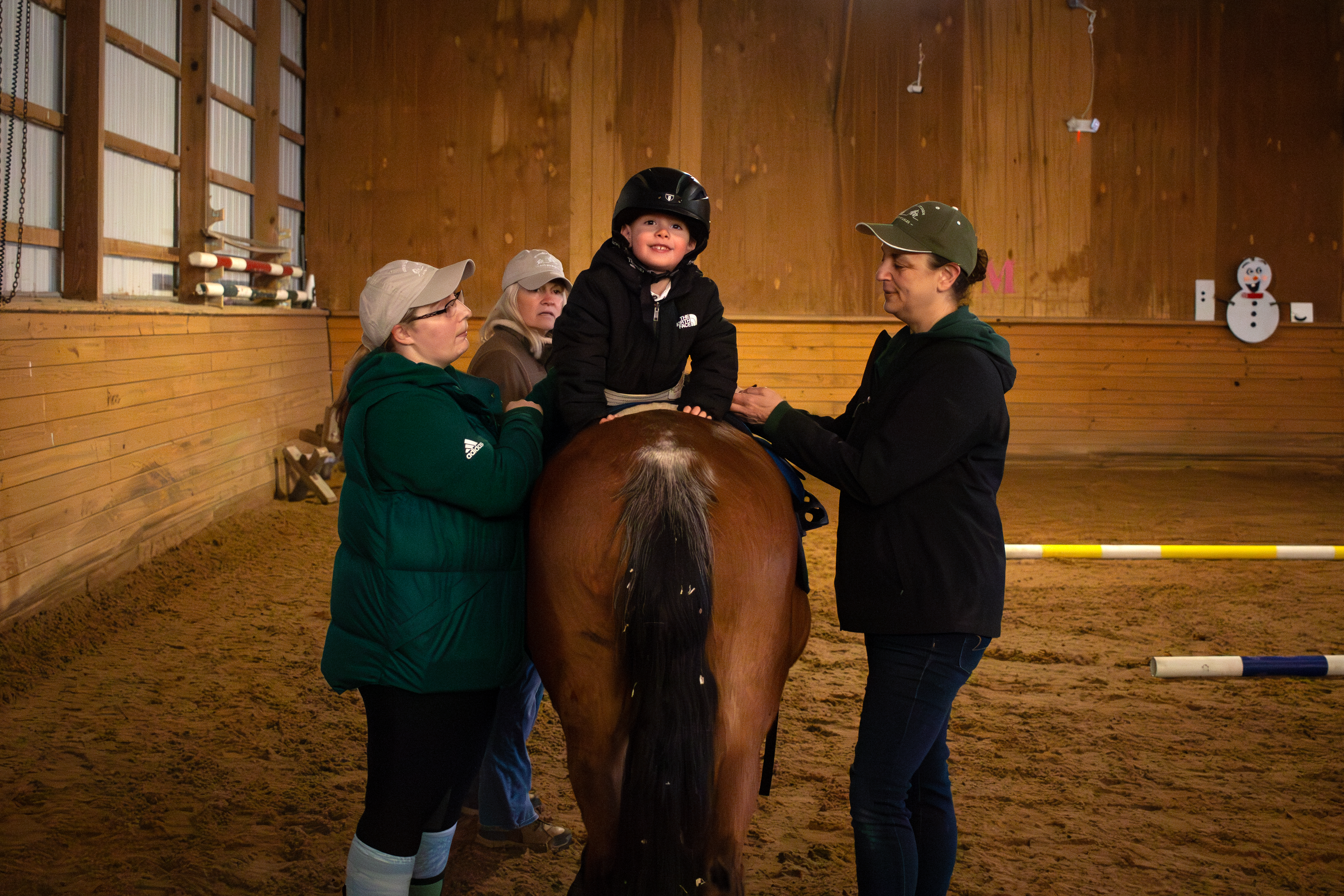 Hippotherapy session