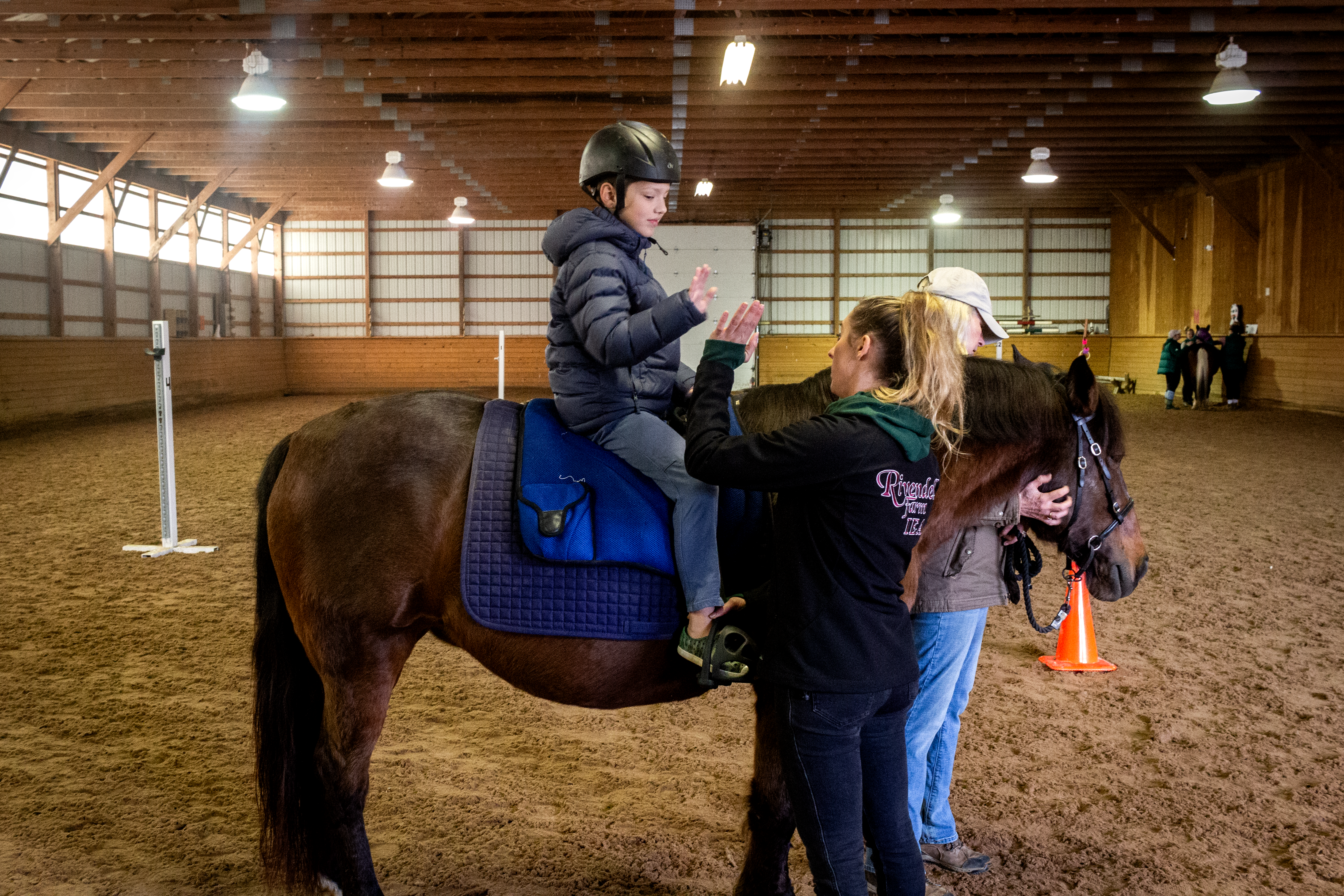 Hippotherapy with Hayes